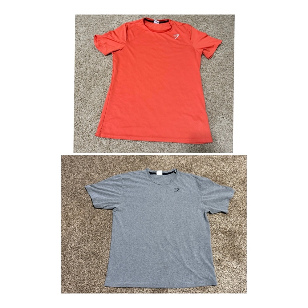 2 GYMSHARK SHIRTS